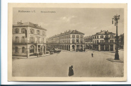 V4279/ Mülhausen Elsaß Neuquartierplatz AK 1915 - Elsass