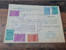 Old Personal Documents - Confirmation, Certification, Tax Stamps Yugoslavia, Croatia - Unclassified