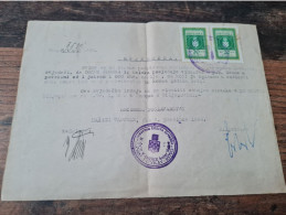 Old Personal Documents - Confirmation, Certification, Tax Stamps Yugoslavia, Croatia, NDH - Non Classés