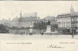 Souvenir De Mons : Place Léopold. Carte Impeccable. - Mons