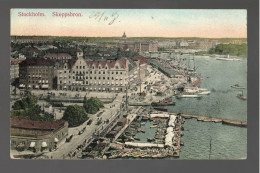 CPA SUE- STOCKHOLM- SKEPPSBRON - Suecia