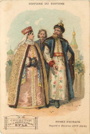 - Pays Div- Ref-EE793- Russie D Europe - Russia - Boyard Et Boyarine En Costume - Publicité Musculosine Byla - - Rusland