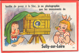 45 SULLY SUR LOIRE - Système Dépliant - Photographe - Illustration BOZZ - Sully Sur Loire