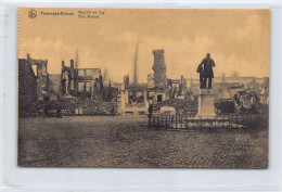 DENDERMONDE (O. Vl.) Ruïnes - Eerste Wereldoorlog - Linnenmarkt - Uitg. Du Caju  - Dendermonde
