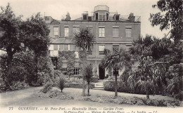 Guernsey - ST. PETER PORT Hauteville - Garden House - Publ. LL Levy 77 - Guernsey