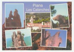 {91680} 20 2A Corse Du Sud Piana , Les Calanches , Multivues ; Divers Aspects ; Rocher De L' Aigle , Tête De Chien - Other & Unclassified