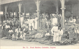 Sri Lanka - COLOMBO - Fruit Market - Publ. Andrée 71 - Sri Lanka (Ceilán)
