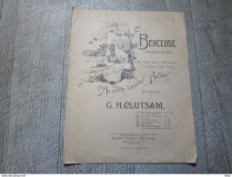 Berceuse Chanson Nègre Ma Curly Headed Babby Partition Ancienne Musique De Clutsam 1900 - Noten & Partituren
