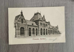 Peruwelz : La Gare : Carte Dos Non Divisé Envoyée En 190 ? (a) - Peruwelz