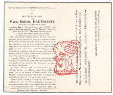 DP Maria Melania Hautekeete ° Baarle Drongen Gent 1867 † 1946 X Alfons Depaepe // Declercq Vanlangeraert - Images Religieuses