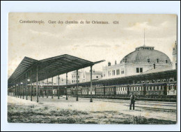 XX12786/ Constantinople  Bahnhof Gare Des Chemins De Fer Orientaux AK Türkei - Turquie
