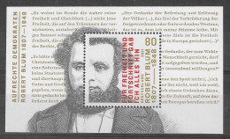 BRD 2021  Mi.Nr. Block 89 (3637) , Aufrechte Demokraten / Robert Blum - Postfrisch / MNH (**) - 2021-…