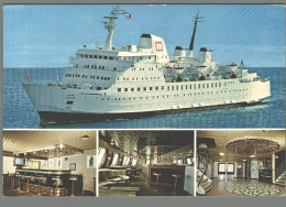 CPM - Bateaux - C/F Agadir - Tanger Sète Tanger - Compagnie Marocaine De Navigation - Transbordadores