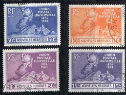 Colonie Française, Nouvelle- Hébrides N°136/9 Oblitérés, Qualité Très Beau - Used Stamps