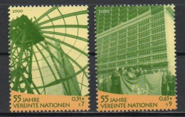 UN/Vienna, 2000, UN 55th Anniv, Set, MNH - Nuevos