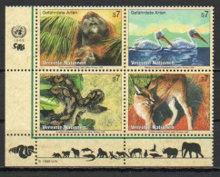 UN/Vienna, 1999, Endangered Species 7th Series, Block, MNH - Blocchi & Foglietti