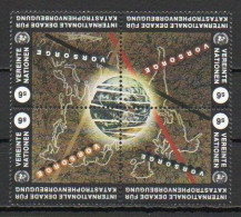 UN/Vienna, 1994, International Decade Reduction Of Natural Disasters, Block, MNH - Blocks & Sheetlets