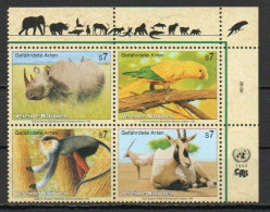 UN/Vienna, 1995, Endangered Species 3rd Series, Block, MNH - Blocks & Kleinbögen