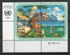 UN/Vienna, 1991, ECE/For A Better Environment, Set, MNH - Blocs-feuillets