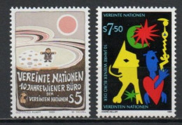 UN/Vienna, 1989, UN Vienna Bureau 10th Anniv, Set, MNH - Unused Stamps