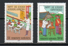 UN/Vienna, 1987, Child Immunization, Set, MNH - Neufs