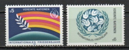 UN/Vienna, 1986, International Peace Year, Set, MNH - Ongebruikt