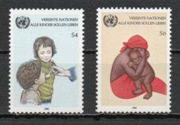 UN/Vienna, 1985, UNICEF Child Survvlal Campaign, Set, MNH - Neufs