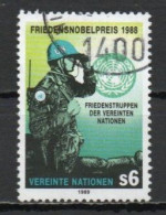 UN/Vienna, 1989, UN Peace Keeping Forces Nobel Peace Prize, 6S, USED - Gebraucht