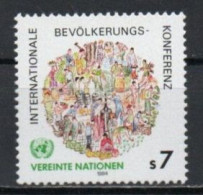 UN/Vienna, 1984, International Population Conf, 7S, USED - Ongebruikt