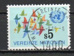 UN/Vienna, 1979, Birds & UN Logo, 5S, USED - Gebruikt