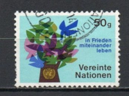 UN/Vienna, 1979, Living In Peace, 50gr, USED - Used Stamps