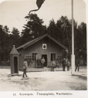 AK-2218/ Übungsplatz Wachtstube Norwegen Militär NPG Stereofoto Ca.1910 - Norway