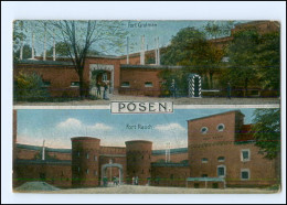 U7011/ Posen  Fort Grolamn, Fort Rauch  AK 1917 - Posen