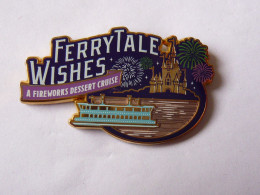 BIG Pins DISNEY TFERRY TALE CROISIERE DESSERTS LAC SEVEN SEAS LAGOON 4,5 X 2,5 Cm TBQ - Disney