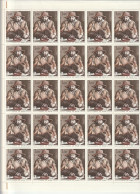 Feuille Complète De 25 Timbres Du N° 2108 Louis Le Nain - Hojas Completas