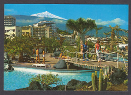 108694/ PUERTO DE LA CRUZ, Lago Martiánez Con El Teide - Tenerife