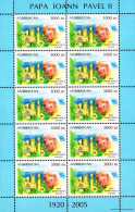 Azerbaijan - 2005 - Pope John Paul II In Memoriam - Mint Miniature Stamp SHEET - Aserbaidschan