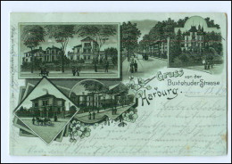 U4929/ Hamburg Harburg  Buxtehuder Straße Litho AK 1899 - Harburg