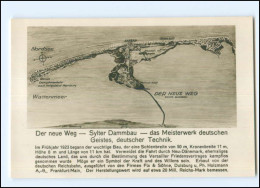 U4614/ Sylt Dammbau Foto AK Ca.1925 - Sylt