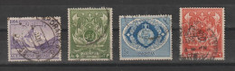 PAKISTAN:  1951/58  LOT  4  USED  STAMPS  -  YV/TELL. 58//88 - Pakistan