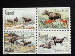 ALAND MI-NR. 171-174 POSTFRISCH(MINT) ELCHE 2000 - Ålandinseln