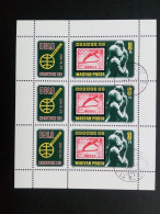 UNGARN MI-NR. 3432 A GESTEMPELT(USED) KLEINBOGEN BRIEFMARKENAUSSTELLUNG NORWEX 80 - Hojas Bloque