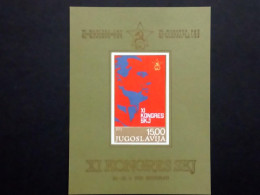 JUGOSLAWIEN BLOCK 18 POSTFRISCH(MINT) 11. KONGRESS DES BUNDES DER KOMMUNISTEN 1978 - Blocks & Sheetlets