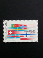 PORTUGAL MI-NR. 1655 POSTFRISCH 25 JAHRE EFTA 1985 FLAGGEN - Ideas Europeas