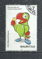 MAURITIUS 2019 - 10th INDIAN OCEAN GAMES - MASCOT COJI - POSTALLY USED OBLITERE GESTEMPELT USADO - Mauritius (1968-...)