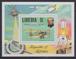 Liberia Block 93A Mit 1104 Postfrisch Flugzeug Luftfahrt, Liberia MNH #GE074 - Liberia