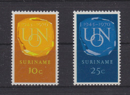 Suriname 579-580 Postfrisch Vereinte Nationen UNO #GE379 - Suriname