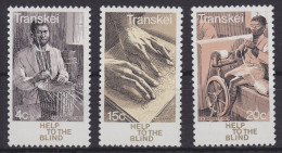 Südafrika Transkei 30-32 Postfrisch Blindenhilfe, MNH #GE286 - Transkei