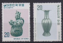 Südkorea 1085-1086 Postfrisch Keramikgefäße, South Korea MNH #GE141 - Corée Du Sud