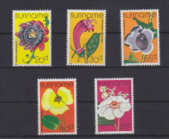 Suriname 807-811 Postfrisch Blüten Blumen Flowers #GE392 - Surinam